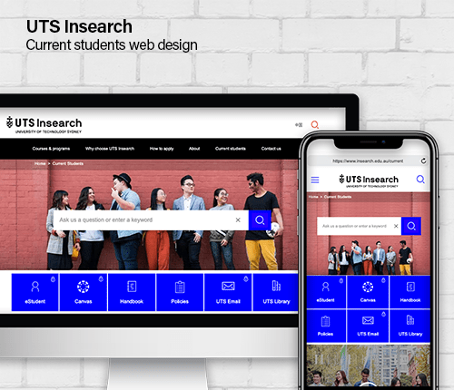 UTS Insearch web design